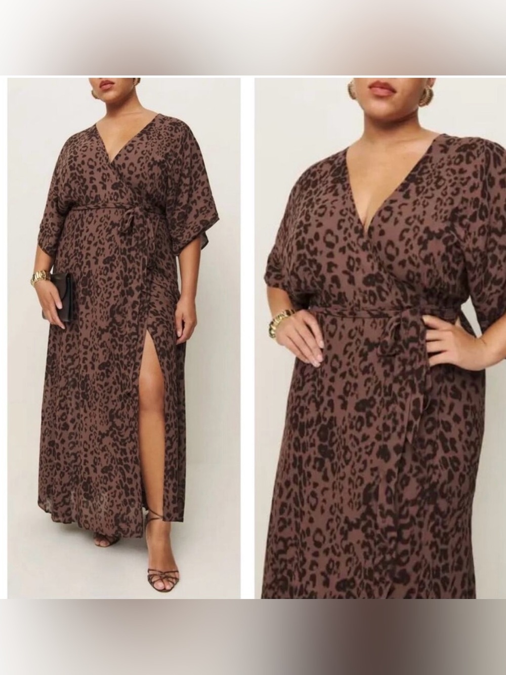 Reformation Winslow Wrap Maxi Dress